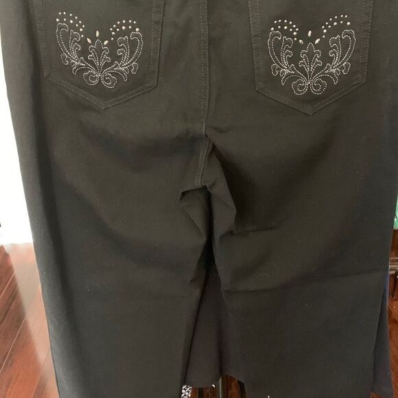 EMBELLISHED JEANS, black  - Picture 4 of 7